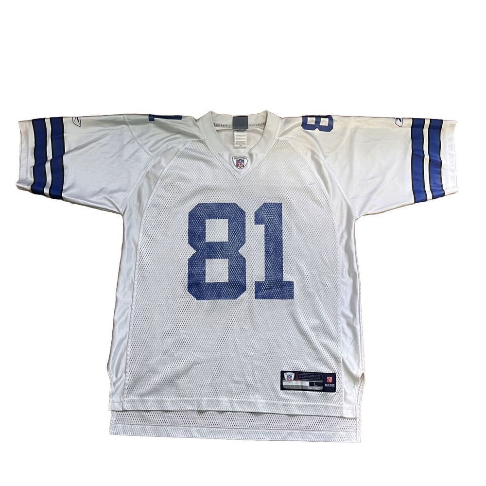Dallas Cowboys Jersey NFL Reebok Large #81 Terrell Owens On field Mens‎ White